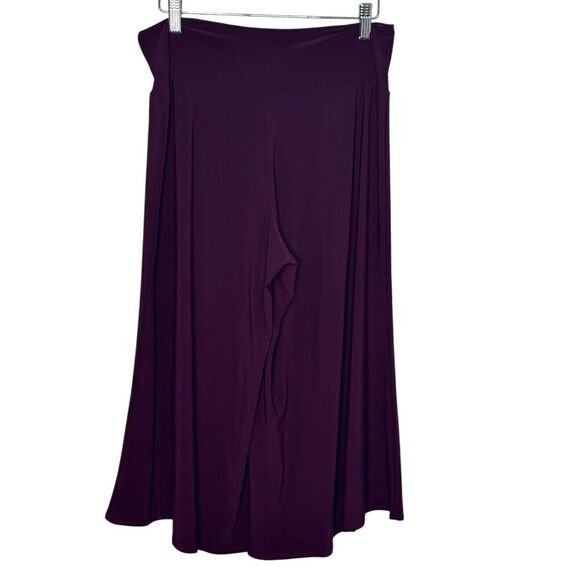 Clara Sun Woo 2 Piece Set Top & Culottte Pants Size Medium Burgundy - Picture 4 of 15